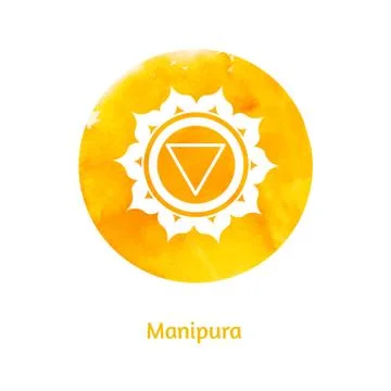 Manipura chakra Stock Illustration