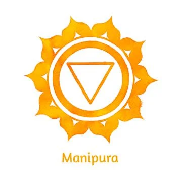 Manipura chakra Stock Illustration