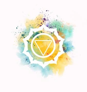 Manipura chakra Stock Illustration