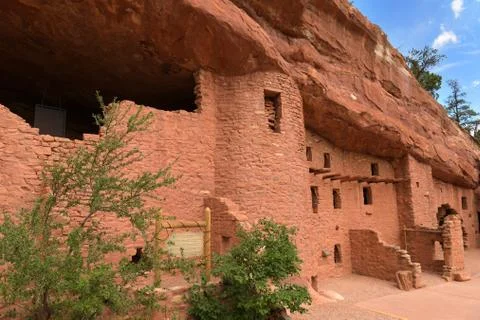 Manitou Cliff Dwellings Stock Photos