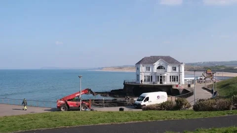 Manitou Maniscopic Telehandler Portrush Arcadia machinery Vídeos de archivo 304682943