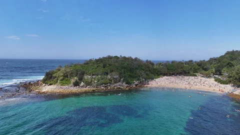 Manly approach to the beach Stock Footage 344064142