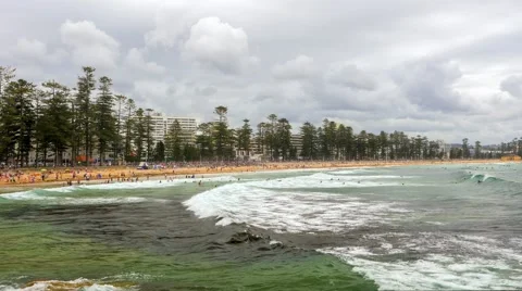 Manly Beach in 4k 動画素材 46125627