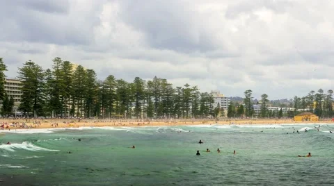 Manly Beach in 4k 動画素材 46128583