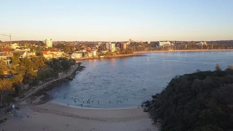 Manly Beach, Sydney Stock Footage 93679624