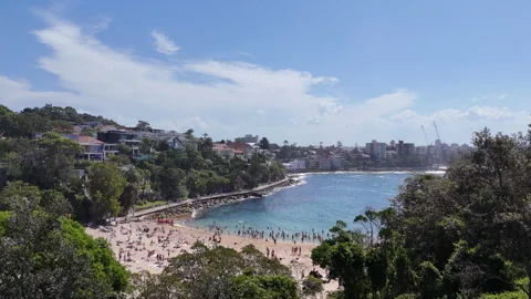Manly beach take off Stock Footage 344061272