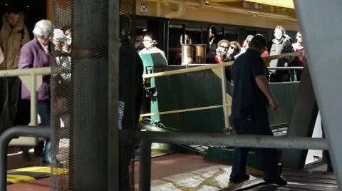 Manly Ferry Exit Video stock 11530770
