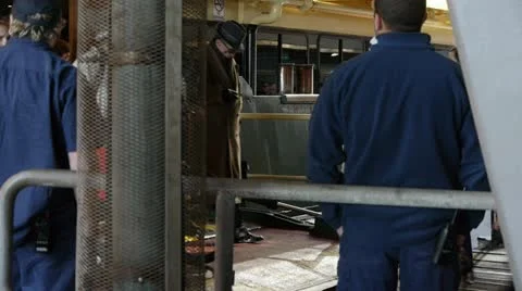 Manly Ferry Exit Video stock 11530984