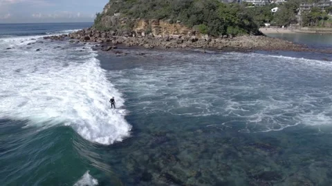 Manly Surfers 3 Stock Footage 195976066