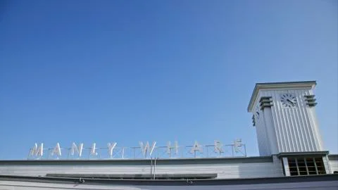 Manly Wharf 스톡 사진