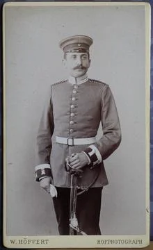 Mann Carte de visite a type of small photograph which was patented in 1854 each Stock Illustration