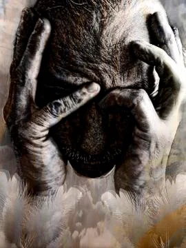 Mann der denkt Stock Photos