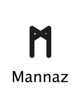 Mannaz Runes Stock Illustration
