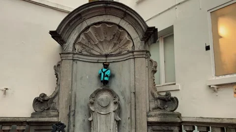 Manneken Pis 1 Stock Footage 325967518