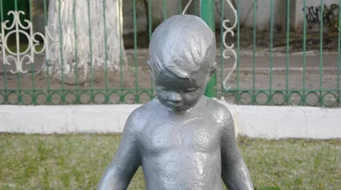 Manneken Pis Stock Footage 50387637