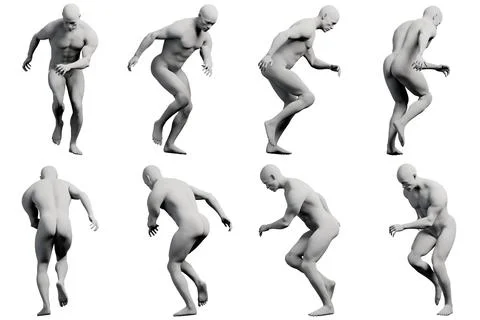 Mannequin climbing to top view studio shot 스톡 일러스트