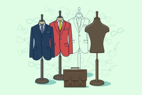 Mannequin for clothes Illustrazione stock