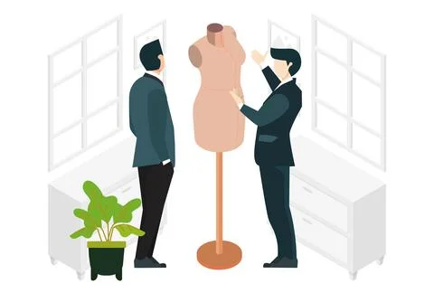 Mannequin Concept Illustration Illustrazione stock