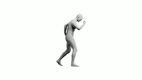 Mannequin figure model front view Stock Footage 335868521