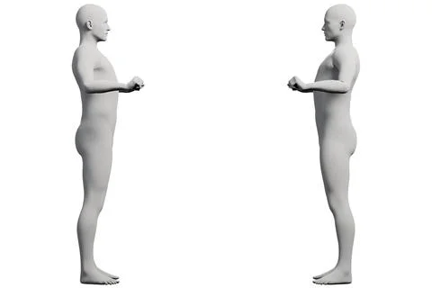 Mannequin figure model grid studio Stockillustratie