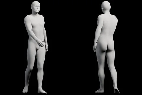 Mannequin figure model grid studio Stock Illustration