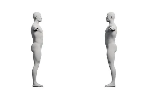Mannequin figure model grid studio Ilustração Stock
