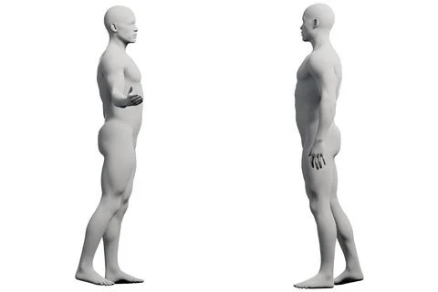 Mannequin figure model grid studio Stockillustratie