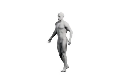 Mannequin figure model standing in studio Stock Illustration