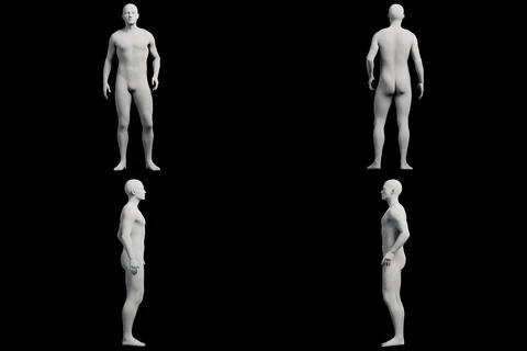 Mannequin figure model in studio Stock Illustration