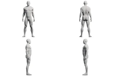 Mannequin figure model in studio Stock Illustration
