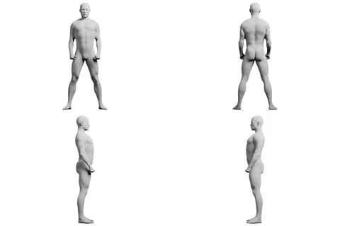Mannequin figure model in studio Stock Illustration