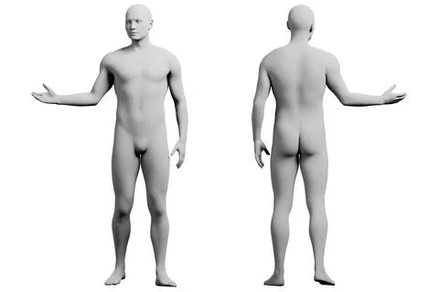 Mannequin figure model in studio pose Stock Illustration