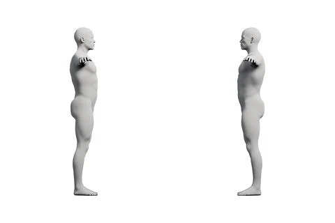 Mannequin figure model in studio pose Illustrazione stock