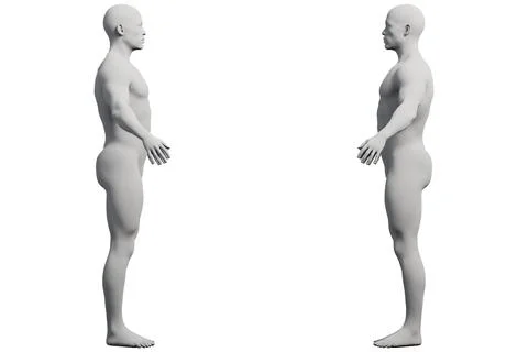 Mannequin figure model in studio pose Illustrazione stock