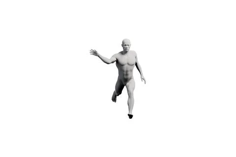 Mannequin gesturing confidently in studio Stock Illustration