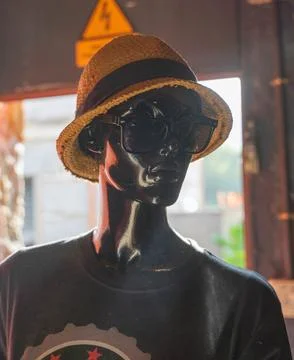 Mannequin with hat Stock Photos
