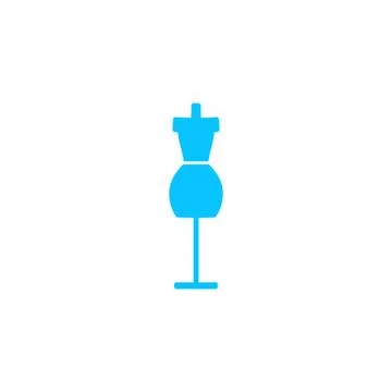 Mannequin icon flat. Stock Illustration
