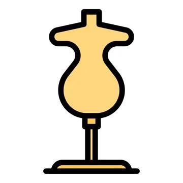 Mannequin icon vector flat Stock Illustration