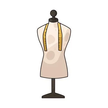 Mannequin illustration Stock Illustration