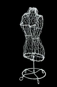 Mannequin made of wire Photos
