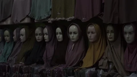 Mannequin at the mall Stock Footage 254068328