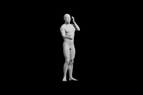 Mannequin standing in front three-quarter view against black Illustrazione stock