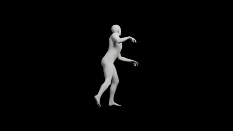 Mannequin standing side view Stock Footage 335868566