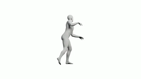 Mannequin standing side view Stock Footage 335868569