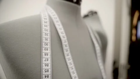 Mannequin in Stylist Workshop Stock Footage 321946674