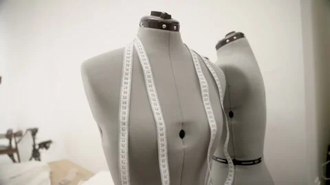 Mannequin in Stylist Workshop Stock Footage 321946685