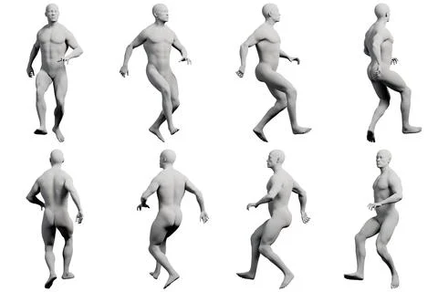 Mannequin walking?????? Stock Illustration