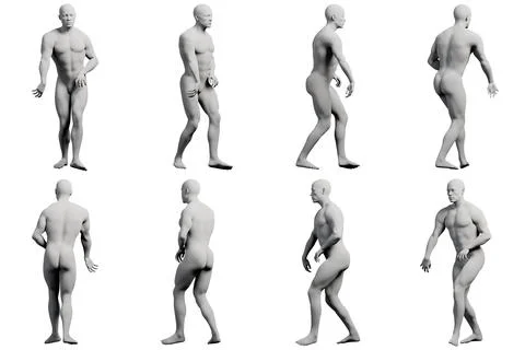 Mannequin walking????????? Stock Illustration