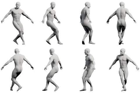 Mannequin walking?????????? Stock Illustration