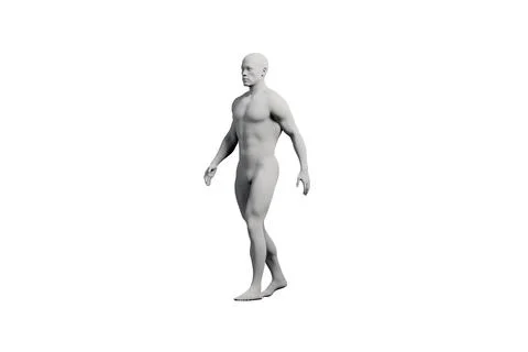 Mannequin walking in studio Stock Illustration
